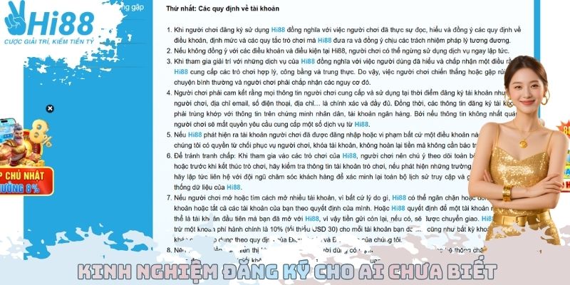 Kinh nghiệm đăng ký cho ai chưa biết