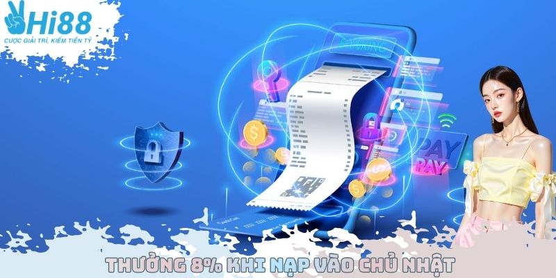 Nạp tiền vào chủ nhật có thưởng